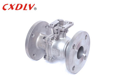 Actuator Listrik Tekanan Tinggi Port Penuh Dua Bagian Ball Valve Flange Ganda Berakhir