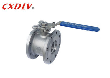 Platform Tinggi CF8 SS304 DN50 Italia Wafer 1 Piece Ball Valve Mengemudi oleh Aktuator