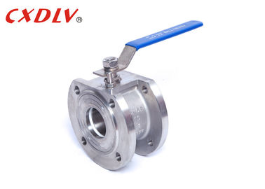 PN25 Menangani Tekanan Tinggi Wafer Floating Ball Valve PTFE PPL Seat