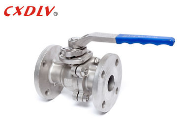 Tekanan Tinggi 2 Piece Ball Valve Manual Stainless Steel Gas JIS 20K CF8