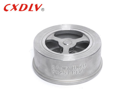 H71 Baja Karbon Jenis Wafer Non Return Valve Lift Satu Arah 300LB 8 Inch
