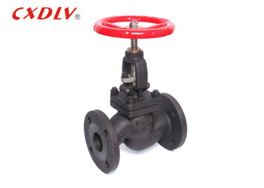 Manual Carbon Steel Globe Valve Flanged Type Steam WCB Untuk Gas, Minyak