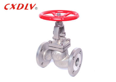 GB CFM8 Stainless Steel Globe Valve Bergelang Jenis Bore Stop Valve Penuh