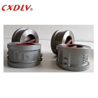 Duo Plate Cast Steel Metal Seat Wafer Check Valve Non Return Valves 150LB RF