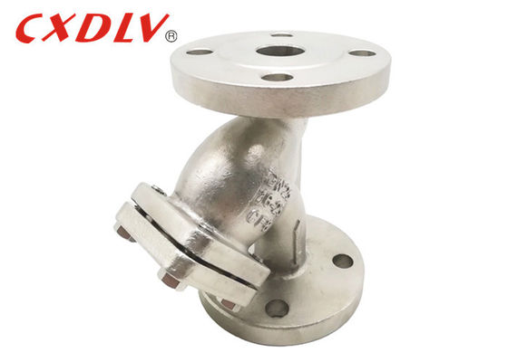 GB PN16 Minyak Air Y Style Filter Valve Suhu Tinggi Menghapus Kotoran