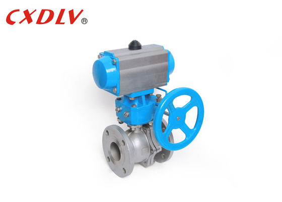 Actuator Floating Ball Valve Handwheel Manual Override Warna Disesuaikan