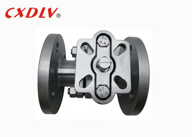 Katup Bola Stainless Steel Terapung Bore Penuh 2 Split Body Investment ISO Mounting Pad
