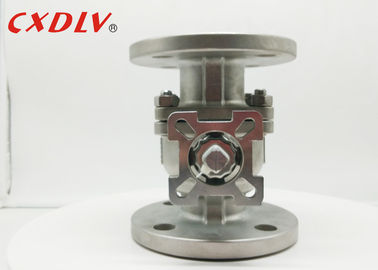 Katup Bola Stainless Steel Mengambang 150LB RF Full Bore Dengan Kursi Lembut PTFE