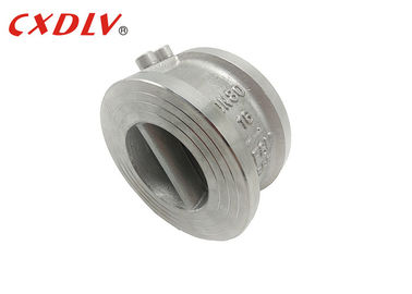 DN80 CF8M Dual Plate Check Valve Tekanan Peringkat PN16 ANSI / GB / DIN Standar