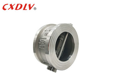 SUS13 / 14 H76 Katup Cek Piring Ganda Ayunan Pintu Ganda Jenis DN50 ~ DN500