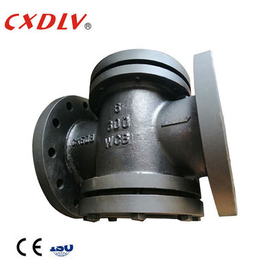 Pengecoran Baja PTFE 300LB Flanged Sight Glass Tempered Quartz