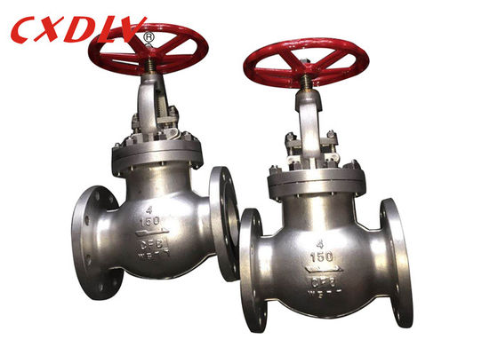 PTFE Gasket 150LB Handwheel SS 3 Inch Flanged Globe Valve