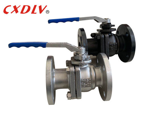 Minyak Air PTFE Seat DIN FM DN50 Flanged Ball Valve