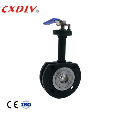 PN16 Floating Ball Valve Lever Operasi Koneksi Flange