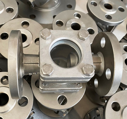 Sambungan DIN Stainless Steel Flanged Sight Glass Borosilikat